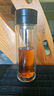希諾茶水分離玻璃杯2025新款雙層防燙水杯辦公室車(chē)載泡茶杯男女士杯子 235ML 本色 雙層防燙9357 曬單實(shí)拍圖