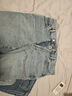 蓋璞男裝夏季款基礎款水洗中腰寬松棉質(zhì)牛仔短褲美版755084 曬單實(shí)拍圖