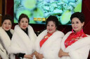 披肩喜媽媽冬新娘仿狐貍毛婚紗披風(fēng)禮服旗袍皮草斗篷白色女貂皮 白色（豪華版） 曬單實(shí)拍圖