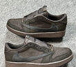 耐克（NIKE）Travis Scott x  Air  1 Low OG 倒鉤9.0 絲絨摩卡 耐磨 低幫 黑棕 43 曬單實(shí)拍圖