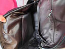 雪愛(ài)袋鼠品牌真皮女士雙肩包2025新款輕便時(shí)尚百搭媽媽軟牛皮休閑旅行背包 黑色【禮盒+手包卡包】 曬單實(shí)拍圖