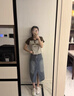 薩拉維夫 SLLAVIF品牌復古牛仔半身裙女2025夏季中長款小個子褲子a字包臀開叉裙子 復古藍半身裙 XS 曬單實拍圖