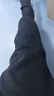 喬丹褲子男夏季薄款吸濕速干褲束腳運(yùn)動長褲男士拉鏈冰絲休閑褲子男 曬單實(shí)拍圖