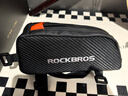 洛克兄弟（ROCKBROS）自行車包前包橫梁包上管包山地車公路車旅行騎行裝備配件 抽繩上管包-黑色 1L 曬單實拍圖