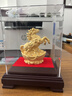 南國(guó)璽承招財(cái)進(jìn)寶生肖馬擺件絨沙金工藝品辦公室店鋪開業(yè)禮物年會(huì)禮品定制 小號(hào)絨沙金招財(cái)進(jìn)寶17*13*21.5CM 曬單實(shí)拍圖