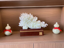 郎凱丹頓天然玉石白菜擺件招財家居客廳玄關(guān)酒柜裝飾擺件公司開(kāi)業(yè)喬遷禮品 財源滾滾QC6（長(cháng)約32cm) 曬單實(shí)拍圖