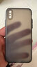 尋幟梵 適用于蘋果x/xr手機殼磨砂防摔軟殼iPhoneXsMax保護套硅膠全包防指紋半透明簡約散熱 【石墨黑】-磨砂超薄-不沾指紋-防摔軟殼 蘋果X/XS 曬單實拍圖