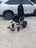 鳳凰（Phoenix）電動輪椅老人全自動輕便可折疊旅行殘疾癱瘓出行專用 豪華低靠|厚坐墊+12A鉛酸+鋁合金輪轂 曬單實拍圖