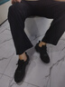 雅格獅丹（Aquascutum）男鞋秋季2025新款休閑運動(dòng)鞋透氣網(wǎng)面鞋防滑增高健步鞋 黑色 40 曬單實(shí)拍圖