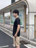 李寧運動套裝男夏季健身跑步訓(xùn)練兩件套短袖T恤運動上衣短褲長褲組合 黑色速干短袖+速干長褲15 L 曬單實拍圖
