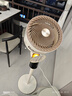 創(chuàng)維【全屋驅(qū)蚊】空氣循環(huán)扇家用電風扇落地扇2025新款大風量語音遙控輕音節(jié)能臥室小風扇Q522 白咖色 曬單實拍圖