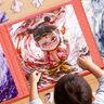 億基美哪吒魔童鬧海磁力拼圖4階127片3-6歲兒童益智玩具男女孩生日禮物 曬單實(shí)拍圖