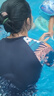 妙奕嘉連體泳衣女遮肚子游泳衣女士2025新款爆款顯瘦成人性感泳裝保守 藏藍(lán)花卉連體泳衣 均碼 【建議70-110斤】 曬單實(shí)拍圖