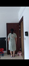 惟友連衣裙女大碼胖妹妹夏裝大碼女裝胖mm氣質(zhì)碎花旗袍裙 7601【綠色】長款 XL 【尺碼偏大】 建議130-150斤 曬單實拍圖