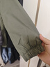 羅蒙（ROMON）沖鋒夾克男女戶外運(yùn)動(dòng)登山服連帽外套防風(fēng)防水風(fēng)衣墨綠色XL 曬單實(shí)拍圖