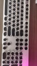 前行者（EWEADN） TK950無線藍(lán)牙朋克機(jī)械鍵盤鼠標(biāo)套裝有線三模辦公游戲電腦筆記本黑軸復(fù)古外設(shè) 黑色白光 曬單實(shí)拍圖