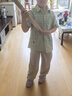 THINKPIRE夏季男童褲子薄款兒童布褲2025款童褲長(zhǎng)褲潮酷9-14歲男孩休閑褲 米色 140 碼建議身高135CM 曬單實(shí)拍圖