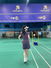 PHIGEER馬拉松跑步運動套裝女夏季后口袋放手機健身訓練服專業(yè)速干五分褲 黛紫色兩件套（紫褲） M 曬單實拍圖