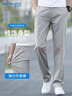 真維斯（JEANSWEST）休閑褲男2025秋季時(shí)尚潮流百搭寬松舒適休閑褲男淺灰32 曬單實(shí)拍圖
