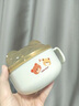 國風(fēng)304不銹鋼碗寶寶碗家用吃飯碗套裝兒童餐具雙耳帶蓋食品級輔食碗 抗菌304碗帶蓋：500ML 曬單實(shí)拍圖