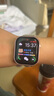 Apple/蘋果 Watch Series 10智能手表蜂窩款42毫米玫瑰金色鋁金屬表殼淡桃粉色運(yùn)動型表帶S/M MWXQ3CH/B 曬單實(shí)拍圖
