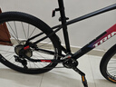 千里達(dá)（TRINX） X7鋁合金山地車(chē)自行車(chē)禧瑪諾22速線(xiàn)控氣叉油剎成人男女單車(chē) X7 ELITE啞黑藍(lán)紅 -筒軸 27.5*16英寸 曬單實(shí)拍圖