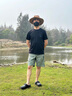 CUOARCHL美式潮牌純棉短褲男士夏季休閑運(yùn)動(dòng)百搭五分褲直筒寬松沙灘褲子男 豆綠（NE01） 2XL （推薦體重130-150斤） 曬單實(shí)拍圖