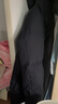 波司登（BOSIDENG）【反季】羽絨服新國標90絨男短款極簡疊搭氣質(zhì)廓形連帽保暖外套 黑色8056 S 170/92A 曬單實拍圖