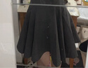UR2025夏季新款女裝格雷系蝴蝶結(jié)裝飾無袖連衣裙UWG750079 深灰 S 曬單實(shí)拍圖