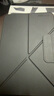PITAKA適用蘋(píng)果iPad mini7/6保護套保護套2024款橫豎兩用磁吸雙面夾支架殼帶筆槽超輕薄防彎pu保護殼黑色 曬單實(shí)拍圖