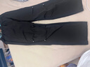 名創(chuàng)優(yōu)品（MINISO）山系機能褲子男戶外運動直筒沖鋒傘兵工裝褲夏季痞帥抽繩休閑褲男 黑色(純色) 2XL 185 (體重160-180斤) 曬單實拍圖