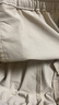 杰克·瓊斯（JACK&JONES）男裝25年工裝短褲男士夏季外穿五分褲休閑中褲寬松速干彈力沙灘褲 C13羽毛灰 3XL (195) 曬單實拍圖