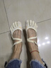 Vibram女室內(nèi)健身訓(xùn)練瑜伽舞蹈鞋普拉提五趾鞋便攜赤足透氣五指鞋VSOUL 象牙色/灰粉色 38 曬單實(shí)拍圖