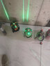 萊賽激光5線(xiàn)LSG625SPD超強綠光細線(xiàn)戶(hù)外工程高亮帶點(diǎn)紅外線(xiàn)水平儀防摔抗震 5線(xiàn)LSG625SPD雙電+1.6三腳架 曬單實(shí)拍圖