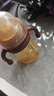 可亓嬰兒奶瓶寬口徑奶瓶喝水帶手柄吸管學(xué)飲杯防嗆防脹氣兒童吸管杯 曬單實(shí)拍圖