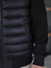 MACKAGE【七夕】MACKAGE男士 COLLIN拼接立領(lǐng)時(shí)尚休閑經(jīng)典絎縫羽絨夾克 黑色 XL 曬單實(shí)拍圖
