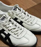 Onitsuka Tiger鬼塚虎男女款復(fù)古德訓(xùn)鞋輕便透氣運(yùn)動(dòng)休閑板鞋TOKUTEN 1183B938 白色/黑色 42.5 曬單實(shí)拍圖