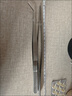 德東鑷子不銹鋼加長圓頭小工具夾子醫(yī)用園藝手工魚缸大 加厚加長31cm 曬單實(shí)拍圖