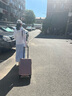 茵曼章若楠同款|法式度假連衣裙2025夏季女裝新款長(zhǎng)裙 天空藍(lán)  S 曬單實(shí)拍圖