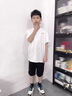 貴人鳥男童短褲T恤2025新款夏季薄款中大童運(yùn)動(dòng)褲子透氣兒童冰絲速干褲 【速干短褲】黑/G白硅膠K 130 【套裝優(yōu)惠9.9元】 曬單實(shí)拍圖