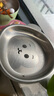 HUYO316不銹鋼兒童餐具套裝食品級(jí)抗菌寶寶餐盤(pán)帶吸盤(pán)防摔飯碗菜盤(pán)子 吸底餐盤(pán)【卡通猴】抗菌316鋼 曬單實(shí)拍圖
