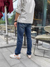 Levi's李維斯男士502經(jīng)典錐形美式復古時尚簡約休閑通勤牛仔長褲 水洗藍 29 (32) 曬單實拍圖