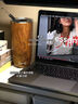 SWELL保溫保冷帶蓋咖啡杯男女士居家辦公吸管杯不銹鋼水杯便攜隨行杯 【爆款推薦】柚木530ml-贈吸管 曬單實(shí)拍圖