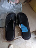 皮城之夢(mèng)（pichengzhimeng）2023夏季新款男士牛皮面居家用地板防滑軟底涼拖鞋女情侶家居真皮 黑色 43-44 (290mm) 曬單實(shí)拍圖