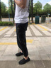 回力男鞋帆布鞋男夏季新款黑色老北京男士休閑鞋軟底一腳蹬懶人布鞋子 全黑 41 曬單實拍圖
