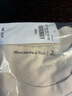 ABERCROMBIE & FITCH女裝24夏款潮流辣妹舒適時(shí)尚LOGO印花修身短袖T恤KI157-4308 米色印花 S 165/92A 曬單實(shí)拍圖