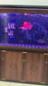 森森（SUNSUN）【包安裝】魚缸豪華龍魚缸水族箱超白玻璃魚缸客廳落地家用 2米長60cm寬豪華超白玻璃(剛果木色)帶禮包 曬單實(shí)拍圖