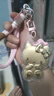 hellokitty黃金哈嘍KT999手機汽車(chē)鑰匙扣小掛件鎖匙扣鏈掛繩禮物 黃金0.02克 kt貓粉色證書(shū)KT禮盒 曬單實(shí)拍圖