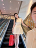 法式名媛輕奢小禮服連衣裙女2025秋季高級感氣質(zhì)赫本風生日小禮裙 白色 M 曬單實拍圖