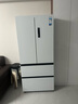 美的（Midea）M60系列520純平全嵌法式多門(mén)四開(kāi)門(mén)家用冰箱超薄雙系統(tǒng)雙循環(huán)大容量國(guó)家補(bǔ)貼BCD-520WUFPZM(E)白 曬單實(shí)拍圖